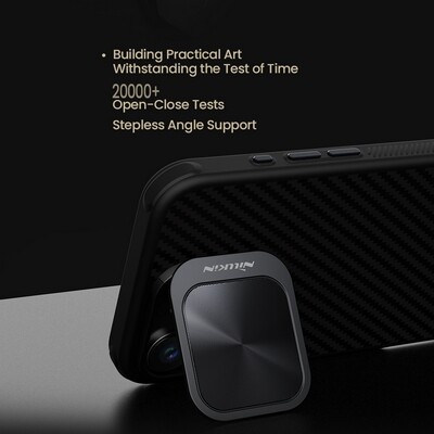 Магнитная накладка Nillkin CarboProp Magnetic Case Черная для Apple iPhone 16 Pro Max(5)