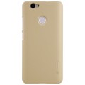 Пластиковый чехол с пленкой Nillkin Super Frosted Shield Gold для Huawei Nova(#1)