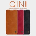 Кожаный чехол Nillkin Qin Leather Case Красный для OnePlus Nord(#5)
