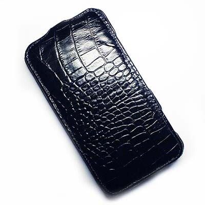 Кожаный чехол Abilita Leather Case Black Crocodile для Nokia Lumia 1320(1)