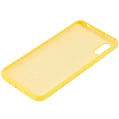 Силиконовый чехол Silicone Case желтый для Xiaomi Redmi 9A(2)
