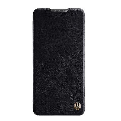 Кожаный чехол Nillkin Qin Leather Case Черный для Xiaomi Poco M4 Pro 5G(1)