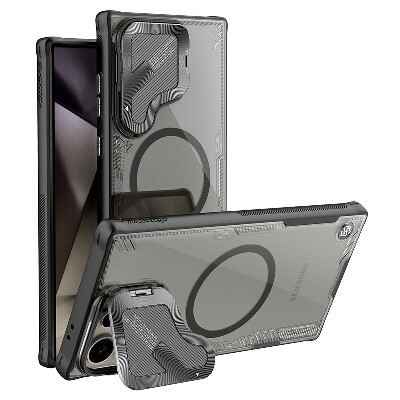 Магнитная накладка Nillkin Iceblade Prop Magnetic Case Черная для Samsung Galaxy S24 Ultra(3)