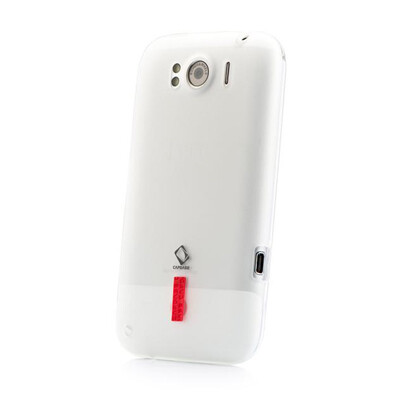 Силиконовый чехол накладка Capdase Soft Jacket White для HTC Sensation XL(1)