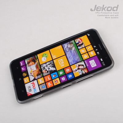 Силиконовый чехол Jekod TPU Case Black для Nokia Lumia 1320(2)