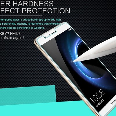 Противоударное защитное стекло  Ainy Tempered Glass Protector 0.3mm для Huawei Honor V8(3)