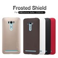 Пластиковый чехол с пленкой Nillkin Super Frosted Shield Brown для Asus Zenfone Selfie ZD551KL(#4)