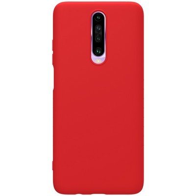 Силиконовый бампер Nillkin Rubber-wrapped Protective Case Красный для Xiaomi Redmi K30 (Poco X2)(1)