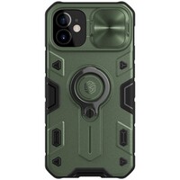Противоударная-накладка Nillkin CamShield Armor зеленая для Apple iPhone 12 mini