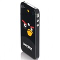 Пластиковый чехол Gear4 Angry Birds Black для Apple iPhone 4/4S(#3)