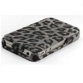 Кожаный чехол Nuoku Leopard Series Case Black для Apple iPhone 4/4S(#1)
