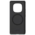 Пластиковый чехол с пластиной Magsafe Nillkin Super Frosted Shield Pro Magnetic Case Черный для Xiaomi Poco X7(#3)