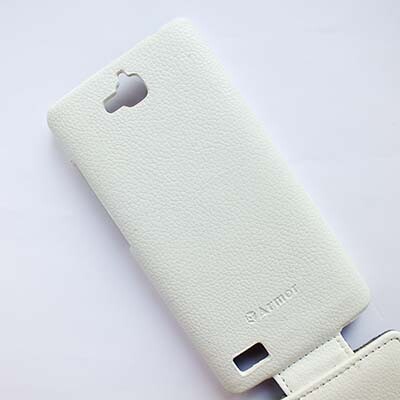 Чехол книга Armor Case White для Huawei Honor 3C(4)