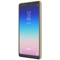 Пластиковый чехол с подставкой Nillkin Super Frosted Shield Золотой для Samsung Galaxy A8 Star(#2)