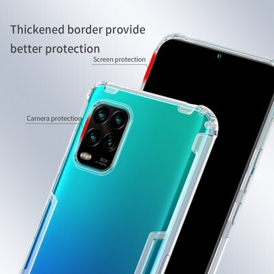 Силиконовый чехол Nillkin Nature TPU Case Прозрачный для Xiaomi Mi10 Youth 5G (Mi10 Lite 5G)(3)