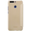 Полиуретановый чехол книга Nillkin Sparkle Leather Case Gold для Huawei Honor 8 Pro\ Honor V9(#2)