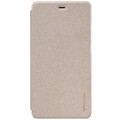 Полиуретановый чехол книга Nillkin Sparkle Leather Case Gold для Xiaomi Mi4S(#1)