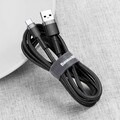 Кабель Baseus Cafule Cable CATKLF-BG1 USB For Type-C 3A 1M черный(#4)