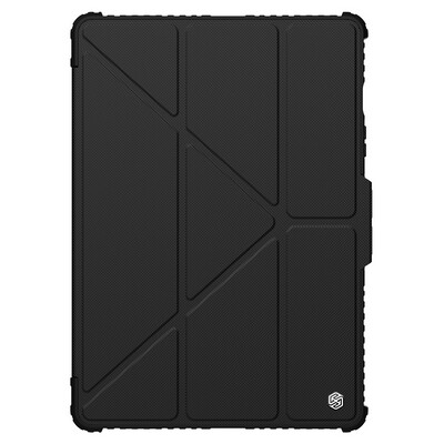 Защитный чехол Nillkin Bumper Leather Case Pro Multi-angle Черный для Samsung Galaxy Tab S9 5G(1)