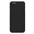 Пластиковый чехол Nillkin Synthetic Fiber Черный (Black) для Apple iPhone 6 Plus/6s Plus(#1)