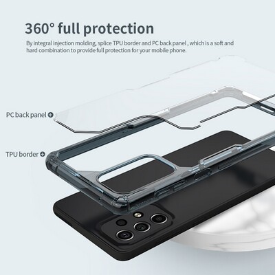 Силиконовый чехол Nillkin Nature TPU Pro Case Синий для Samsung Galaxy A53(4)