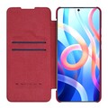 Кожаный чехол Nillkin Qin Leather Case Красный для Xiaomi Redmi Note 11 5G(#3)