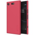 Пластиковый чехол с пленкой Nillkin Super Frosted Shield Red для Sony Xperia XZ1 Compact(#3)