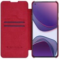 Кожаный чехол Nillkin Qin Leather Case Коричневый для OnePlus 8T(#3)