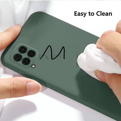 Силиконовый чехол Silicone Case светло-розовый для Samsung Galaxy A12/ Galaxy M12(2)