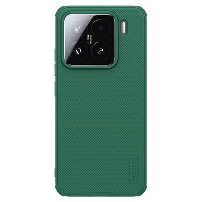 Пластиковый чехол с пластиной Magsafe Nillkin Super Frosted Shield Pro Magnetic Case Зеленый для Xiaomi 15(1)