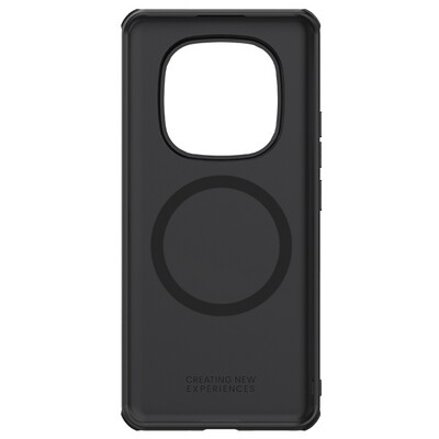 Пластиковый чехол с пластиной Magsafe Nillkin Super Frosted Shield Pro Magnetic Case Черный для Xiaomi Poco X7(3)