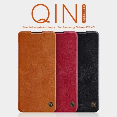 Кожаный чехол Nillkin Qin Leather Case Красный для Samsung Galaxy A23(5)