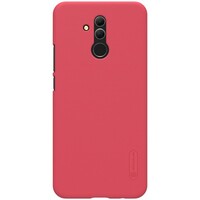 Пластиковый чехол с подставкой Nillkin Super Frosted Shield Красный для Huawei Mate 20 Lite