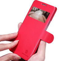 Полиуретановый чехол Nillkin Fresh Series Red для Huawei Ascend G750 Honor 3X