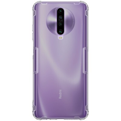 Силиконовый чехол Nillkin Nature TPU Case Серый для Xiaomi Redmi K30 (Poco X2)(1)