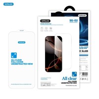 Противоударное защитное стекло Supglass SG-02 Transparent Glass All Clear прозрачное для Apple iPhone 17 Pro Max