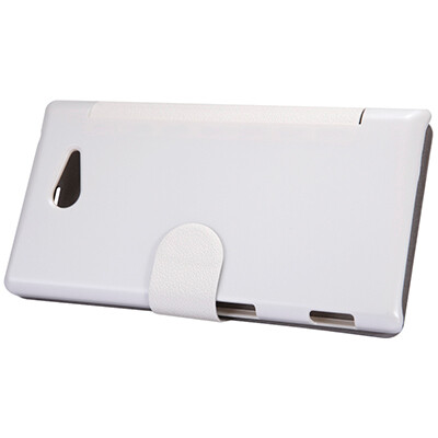 Полиуретановый чехол Nillkin Fresh Series White  для Sony Xperia M2 Dual S50h(3)