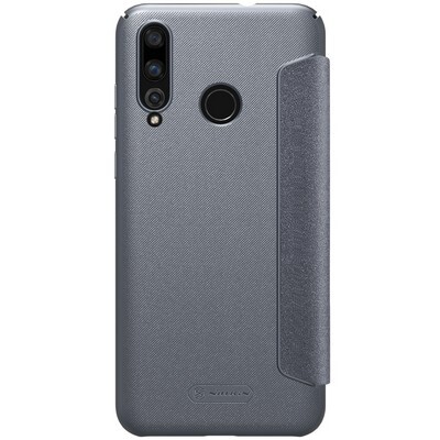 Полиуретановый чехол книга Nillkin Sparkle Leather Case Черный для Huawei Nova 4(2)