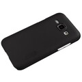 Пластиковый чехол с пленкой Nillkin Super Frosted Shield Black для Samsung Galaxy J1(#3)