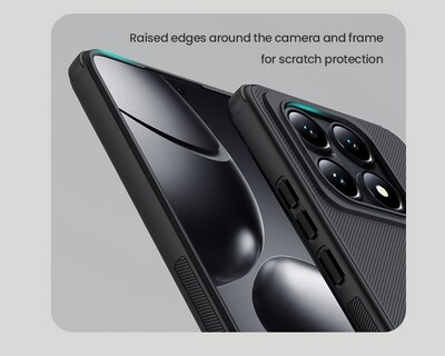 Пластиковый чехол Nillkin Super Frosted Shield Pro Синий для Xiaomi 14T Pro(6)