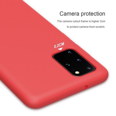 Силиконовый чехол-накладка Nillkin Flex Pure Case Черный для Samsung Galaxy S20 Plus(4)