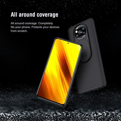 Чехол-накладка Nillkin CamShield черная для Xiaomi Poco X3/ Poco X3 Pro(5)
