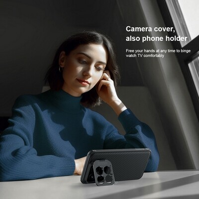 Чехол-накладка Nillkin CamShield Prop Camera Visible Черная для Xiaomi 14(5)