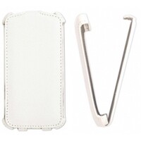 Кожаный чехол книга Armor Case White для Nokia C7