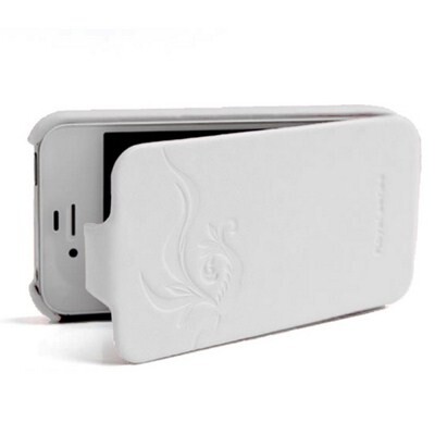 Кожаный чехол HOCO Leather Case Earl Fashion White для Apple iPhone 4/4S(2)