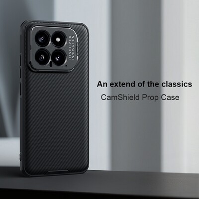 Чехол-накладка Nillkin CamShield Prop Camera Visible Черная для Xiaomi 14(8)