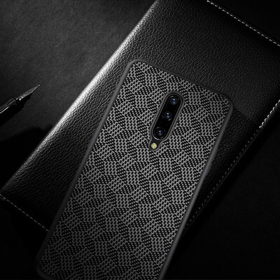 Защитный чехол Nillkin Synthetic Fiber-Plaid Черный для OnePlus 7 Pro(3)