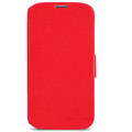 Кожаный чехол Nillkin Fresh Series Red для Samsung i9500 Galaxy S4(#1)