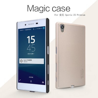 Чехол с модулем беспроводной зарядки Nillkin Magic Case Black для Sony Xperia Z5 Premium(4)