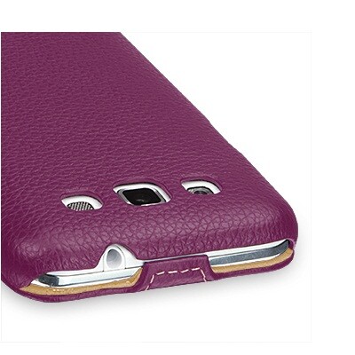 Кожаный чехол-книга TETDED Troyes Purple LC для Samsung i8552 Galaxy Win Duos(4)